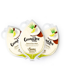Natural Coconut Lime Verbena Soy Wax Melts 3 Pack