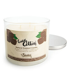 Natural Cuddly Cotton 3 Wick Candle