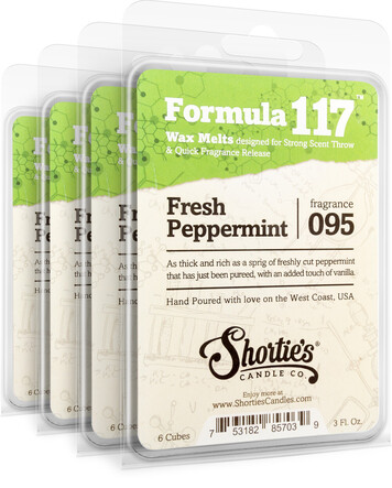 Fresh Peppermint Wax Melts 4 Pack - Formula 117