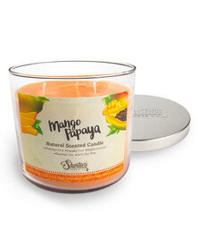 Natural Mango & Papaya 3 Wick Candle