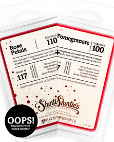 Oops! Rose Petals and Pomegranate Wax Melts  - Formula 117