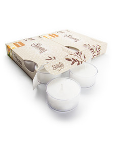 Sandalwood Tealight Candles 12-Pack