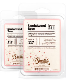 Sandalwood Rose Wax Melts 2 Pack - Formula 117