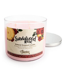 Natural Sandalwood Rose 3 Wick Candle