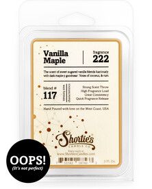 Oops! Vanilla Maple Wax Melts  - Formula 117