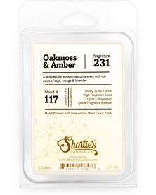 Oakmoss & Amber Wax Melts  - Formula 117