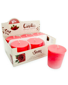 True Rose Soy Votive Candles 6-Pack