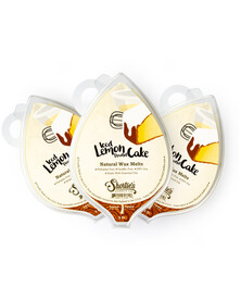 Natural Iced Lemon Pound Cake Soy Wax Melts 3 Pack