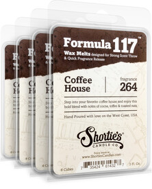 Coffee House Wax Melts 4 Pack - Formula 117