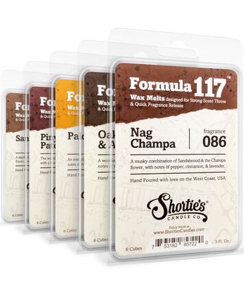 Musk Wax Melts Variety 5 Pack - Formula 117