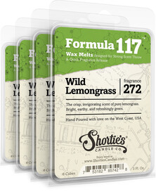 Wild Lemongrass Wax Melts 4 Pack - Formula 117