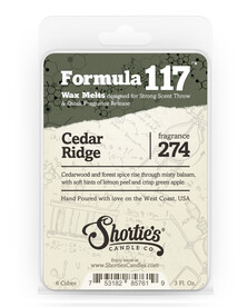 Cedar Ridge Wax Melts  - Formula 117