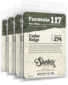 Cedar Ridge Wax Melts 4 Pack - Formula 117